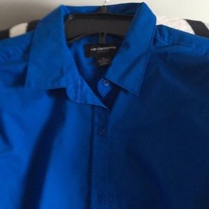 NWOT Liz royal blue as Top